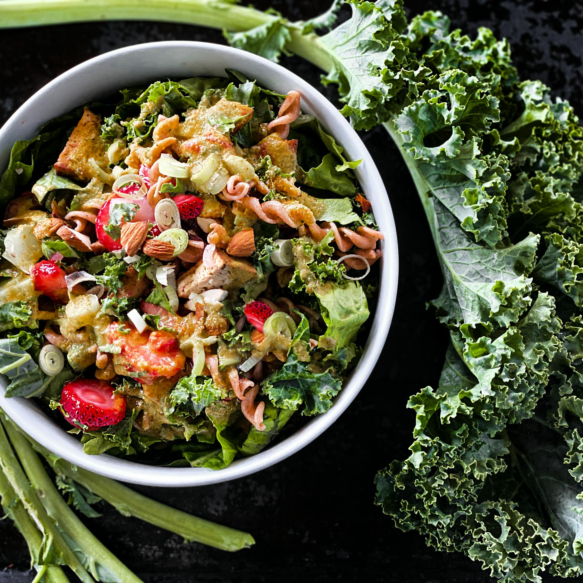 Vegetable Salad in White Bowl<br />
